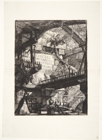 Prisons imaginaires. Titre - Giovanni Battista Piranesi