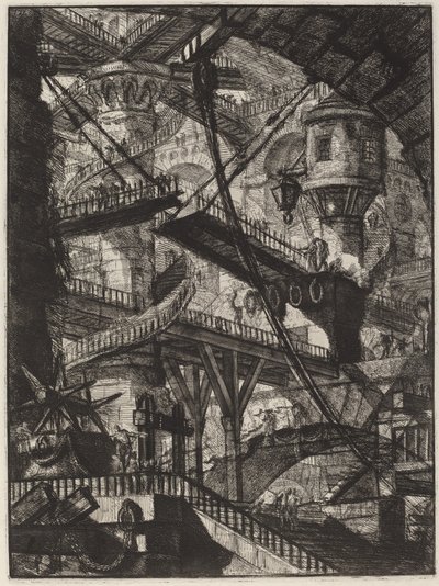 Le Pont-levis - Giovanni Battista Piranesi