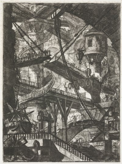 Le pont-levis - Giovanni Battista Piranesi