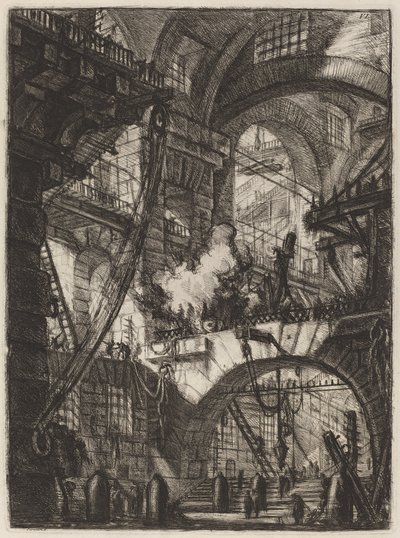 Le feu fumant - Giovanni Battista Piranesi