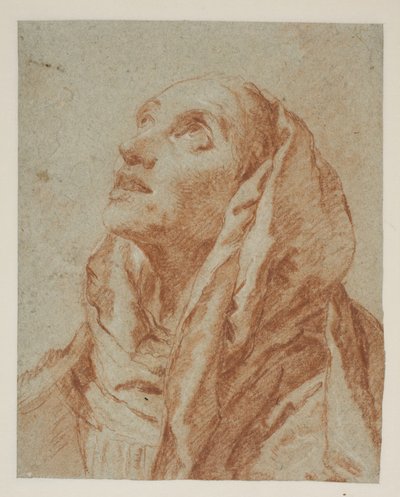 Tête de Sainte Anne - Giovanni Battista Tiepolo