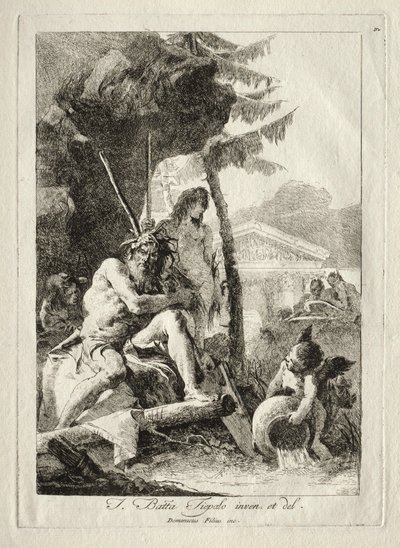 Figures fluviales - Giovanni Domenico Tiepolo