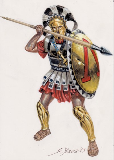 Hoplite spartiate - Giuseppe Rava