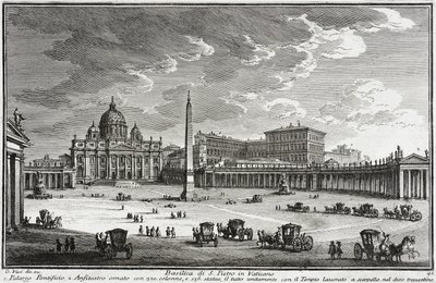 Basilique Saint-Pierre, Vatican, c.1753 - Giuseppe Vasi