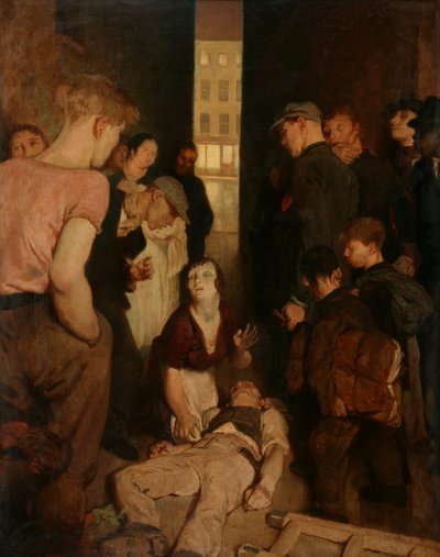 Un Accident de Rue - Glyn Warren Philpot