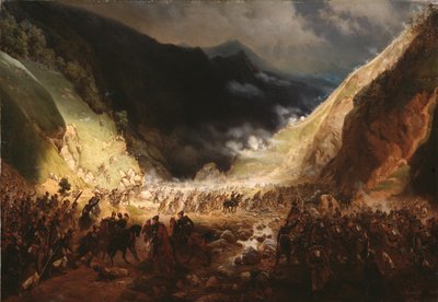 Bataille du col de Rothenthurm, 1871 - Gottfried Willewalde