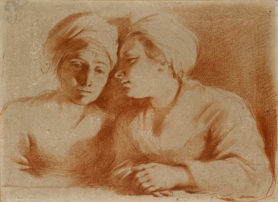 Deux femmes assises - Guercino