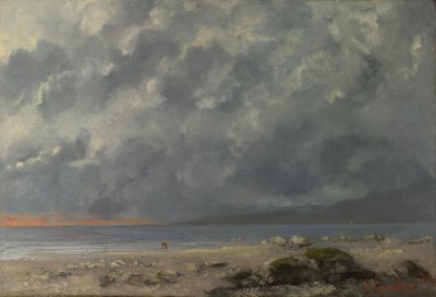 Scène de plage - Gustave Courbet