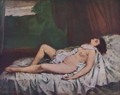 Nu couché, milieu 19e siècle, 1937 - Gustave Courbet