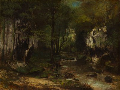 Le ruisseau - Gustave Courbet