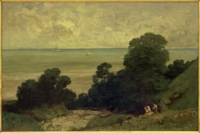 Vue prise à Honfleur - Gustave Courbet