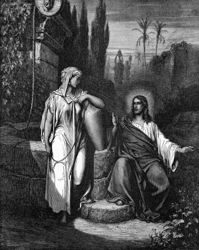 Jésus et la femme de Samarie - Gustave Dore