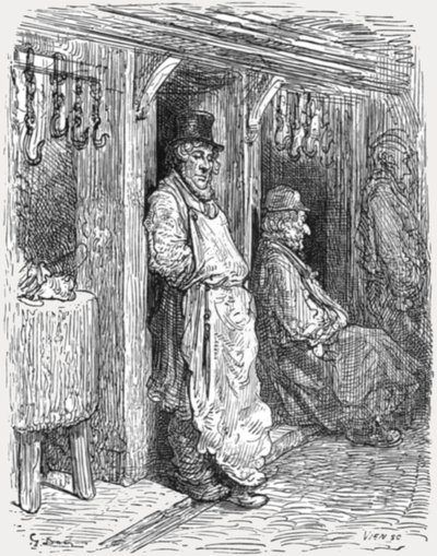 Bouchers juifs - Aldgate, 1872 - Gustave Dore