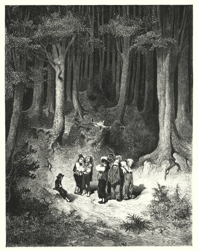 Le Petit Poucet (gravure) - Gustave Dore