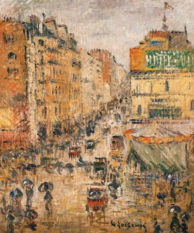 Rue de Clignancourt, Paris, vers 1924 - Gustave Loiseau