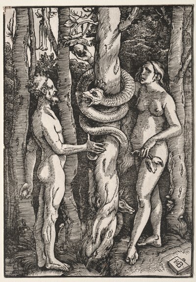 Adam et Ève - Hans Baldung