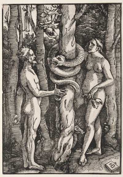 Adam et Ève, vers 1514 - Hans Baldung