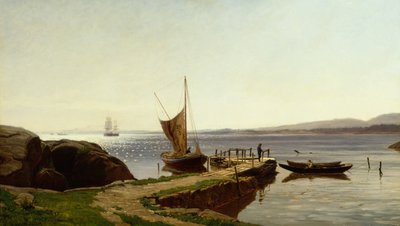 Quai de Hvaler - Hans Gude