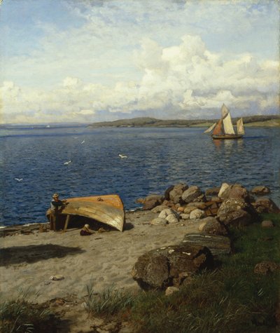 Paysage côtier norvégien - Hans Gude