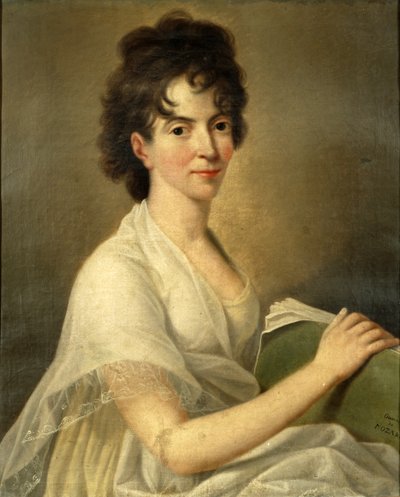 Portrait de la veuve Constanze Mozart - Hans Hansen