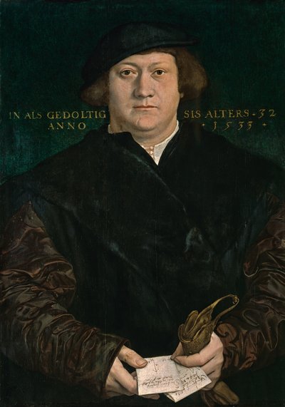 Portrait du marchand de Brunswick Cyriakus Kale - Hans Holbein