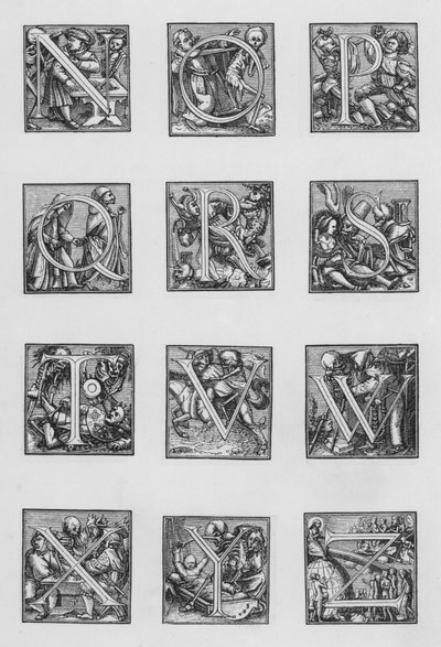 Alphabet de Holbein - Hans Holbein der Jüngere