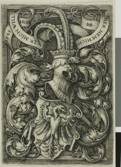 Blason avec un aigle - Hans Sebald Beham