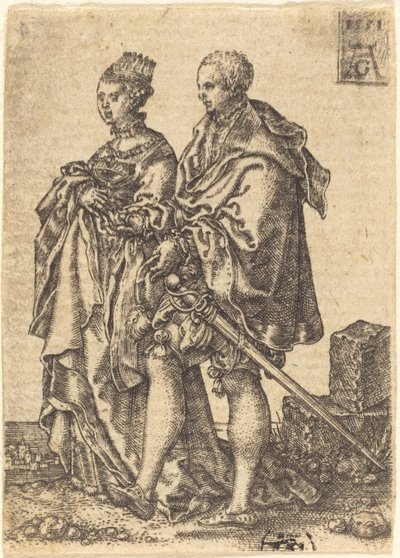 Couple Dansant - Heinrich Aldegrever