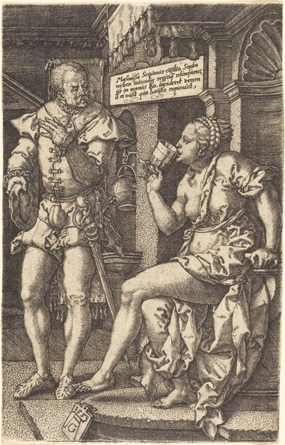 Sophonisba, 1553 - Heinrich Aldegrever