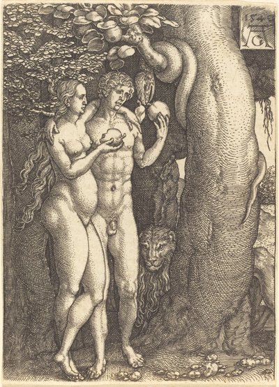 La Tentation par le Serpent - Heinrich Aldegrever