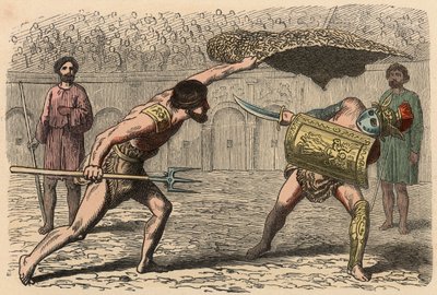 Rome antique : Combats de gladiateurs dans l