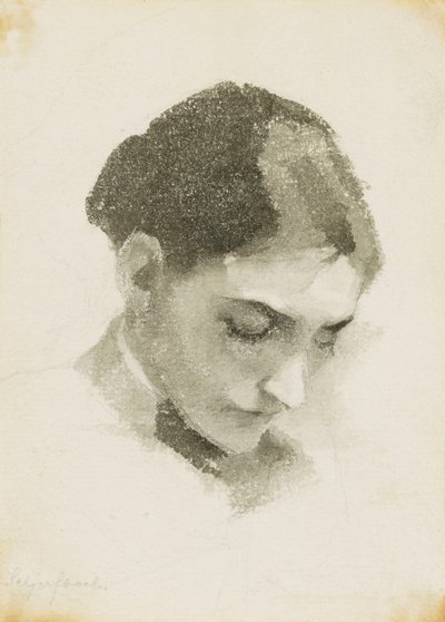 Tête de femme - Helene Schjerfbeck