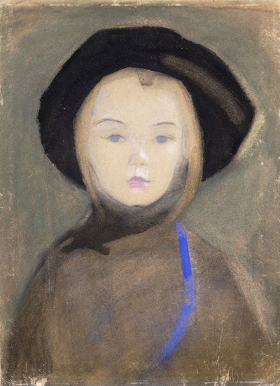 Fille au ruban bleu - Helene Schjerfbeck