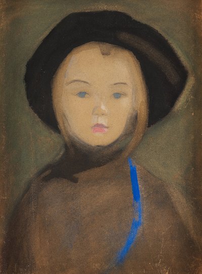 Fille au Ruban Bleu, 1909 - Helene Schjerfbeck