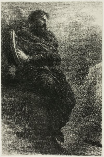 Harold en Italie : Dans les montagnes - Ignace Henri Jean Fantin Latour