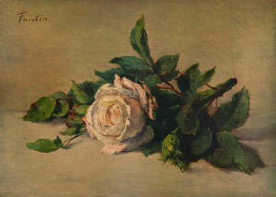 Rose blanche, vers 1863, 1938 - Ignace Henri Jean Fantin Latour