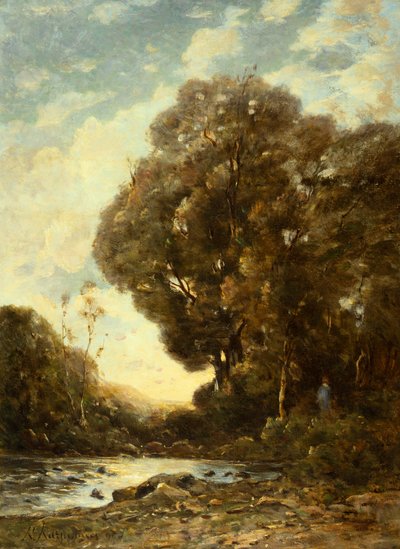 La rivière - Henri Joseph Harpignies