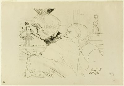 Couple à un café-concert - Henri de Toulouse Lautrec