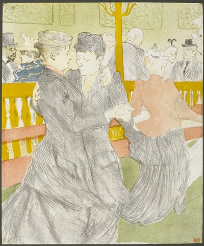 Danse au Moulin Rouge - Henri de Toulouse Lautrec