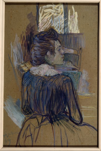 Femme à la fenêtre - Henri de Toulouse Lautrec