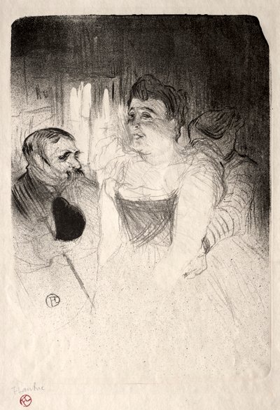 Judic dans la Loge - Henri de Toulouse Lautrec