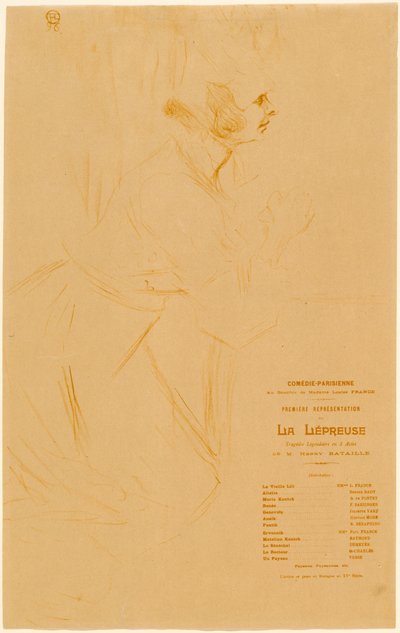 La Lépreuse - Henri de Toulouse Lautrec