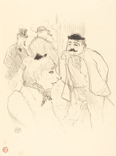 La Tige (Moulin-Rouge) - Henri de Toulouse Lautrec