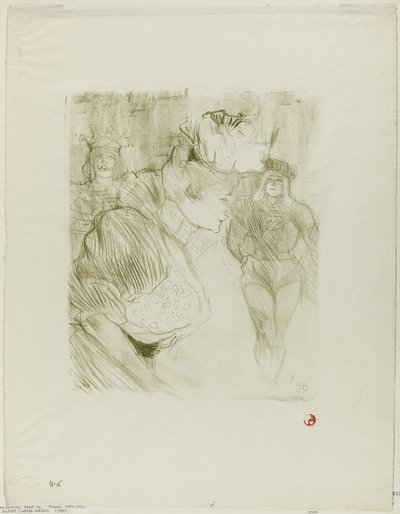 Prêteur faisant une révérence - Henri de Toulouse Lautrec