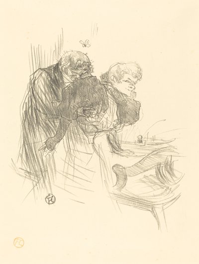 Les vieux papillons - Henri de Toulouse Lautrec