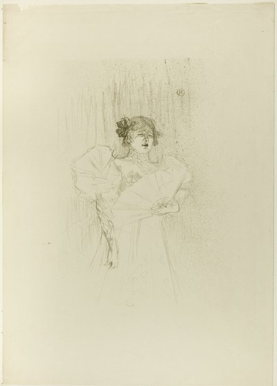 Luce Myrès, vue de face - Henri de Toulouse Lautrec