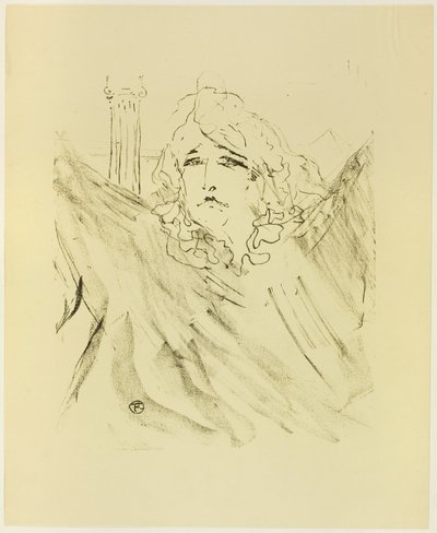 Sarah Bernhardt, de Treize Lithographies - Henri de Toulouse Lautrec