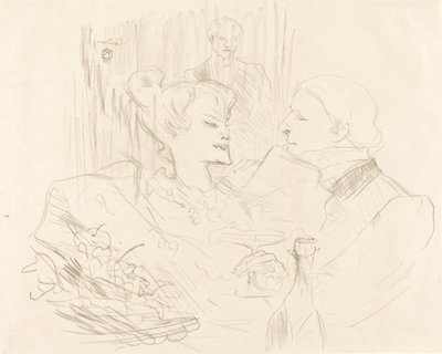 Souper à Londres - Henri de Toulouse Lautrec