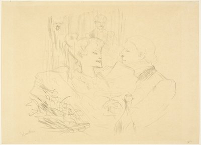 Souper à Londres - Henri de Toulouse Lautrec