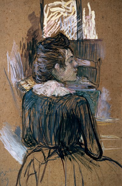 Femme à une fenêtre, 1889 - Henri de Toulouse Lautrec